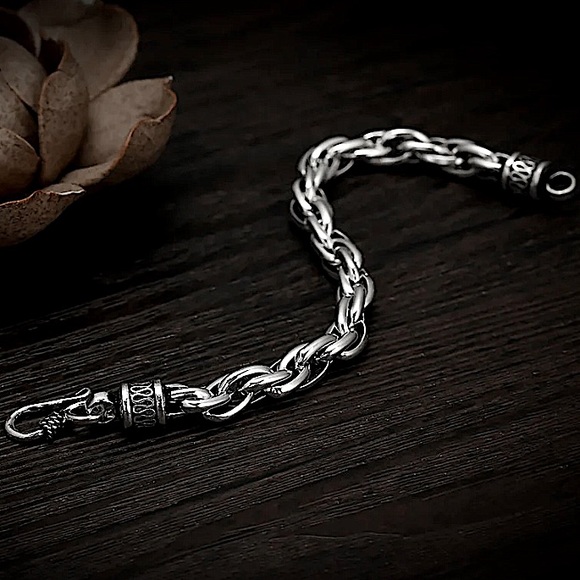 STAINLESS STEEL 10” BRAIDED BRACELET CUSTOMIZED BRACELET - Picture 5 of 14